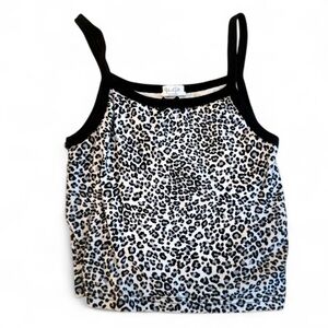 John Galt Leopard Print Cami Top